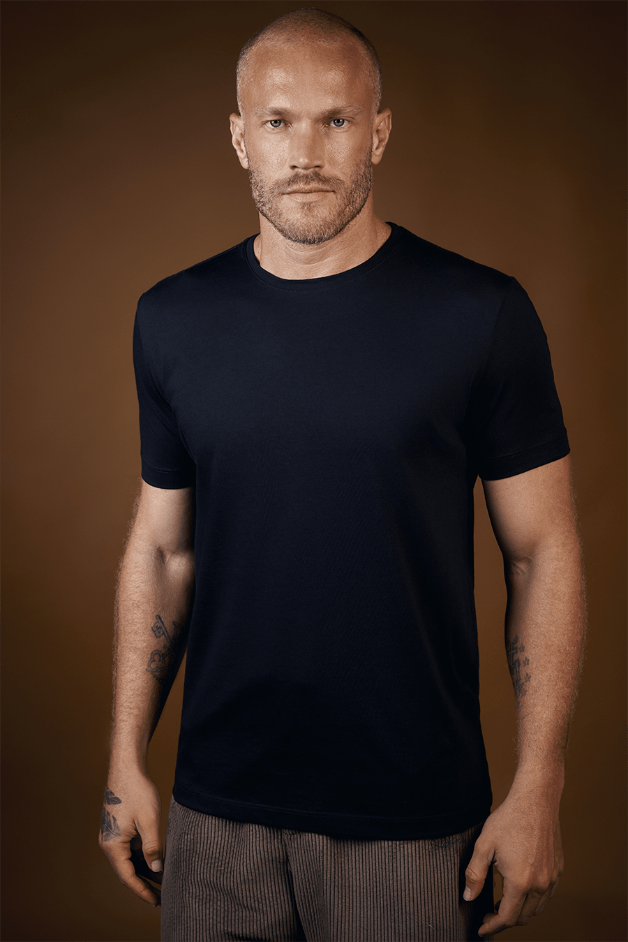 Camiseta Pima Unique Gola Careca Preta - Be_cava
